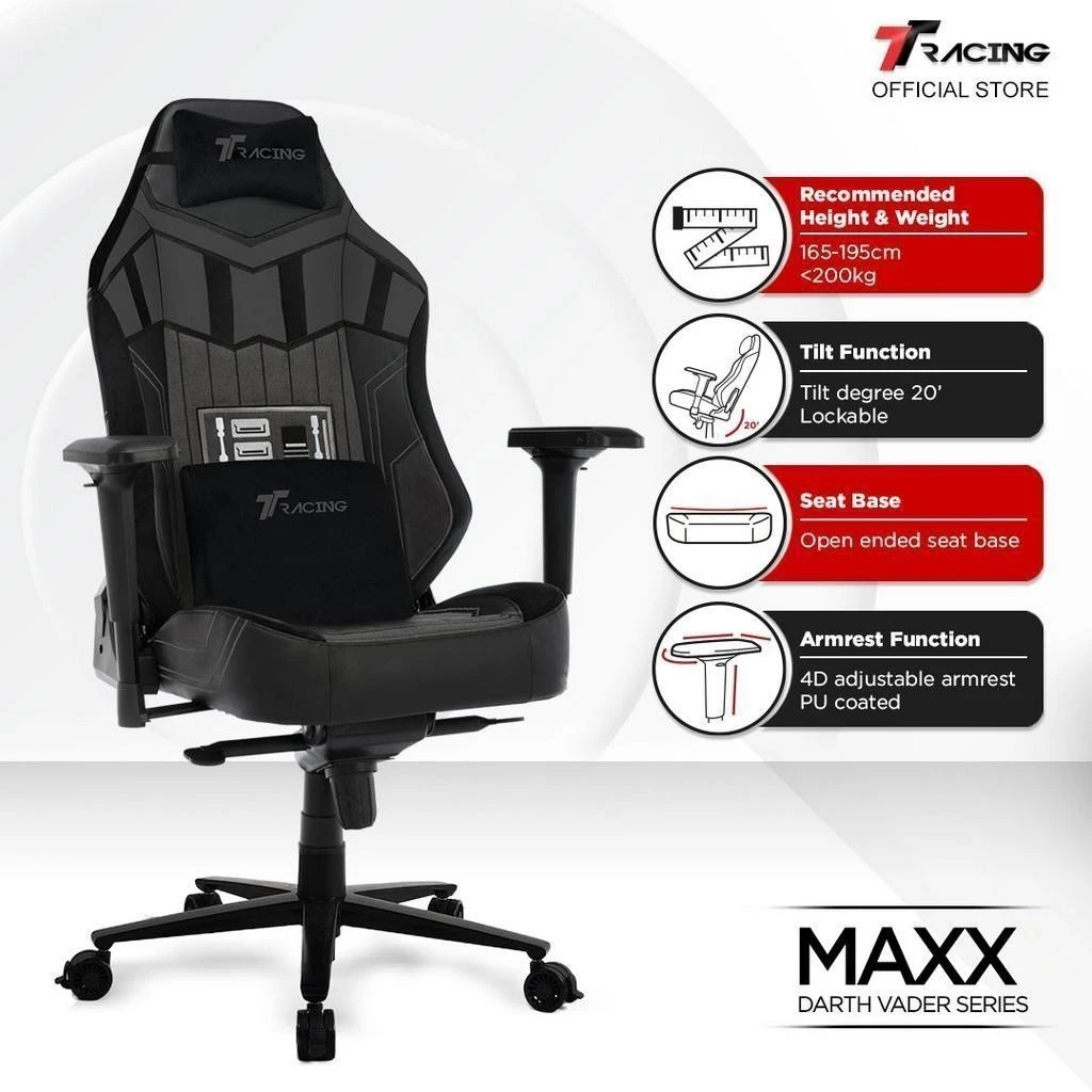 TTRacing Maxx - Gaming Chair Ergonomic Home Office Chair Computer Chair - 2 Years Official Warranty Philippines